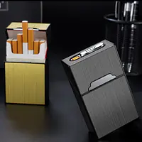 Box Cigarette Case With Lighter - Master