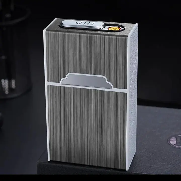 Box Cigarette Case With Lighter - Master